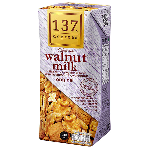 HARUNA(ハルナ) 137ディグリーズ ウォールナッツミルク(プリズマ容器) 180ml紙パック×36本入