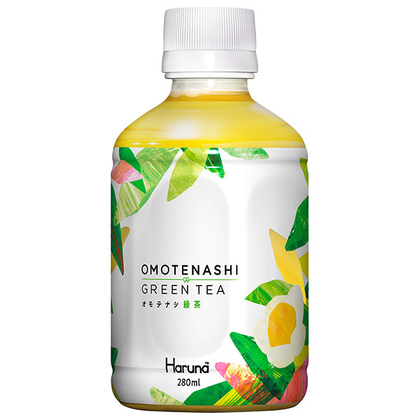 HARUNA(ハルナ) ルカフェ オモテナシ緑茶 280mlペットボトル×24本入