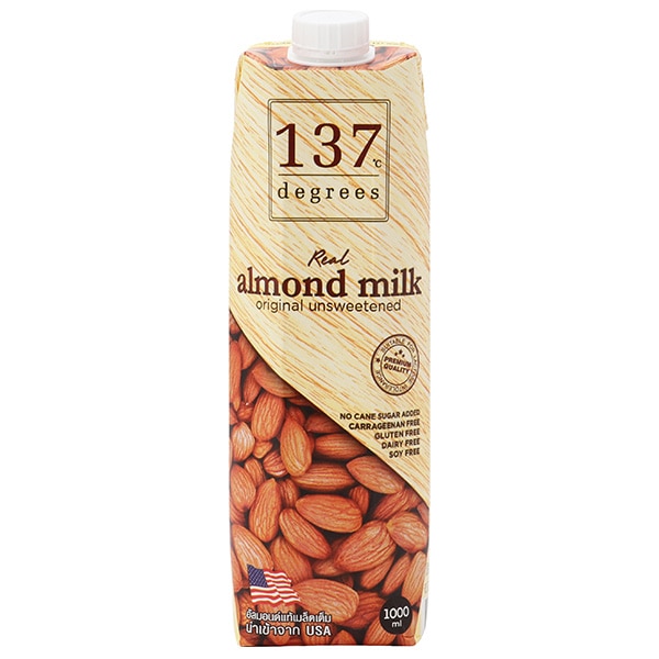 HARUNA(ハルナ) 137ディグリーズ アーモンドミルク 甘味不使用 1000ml紙パック×12本入