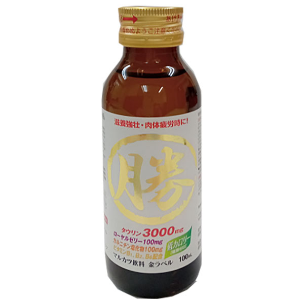 伊丹製薬 マルカツ飲料 金ラベル 100ml瓶×50本入
