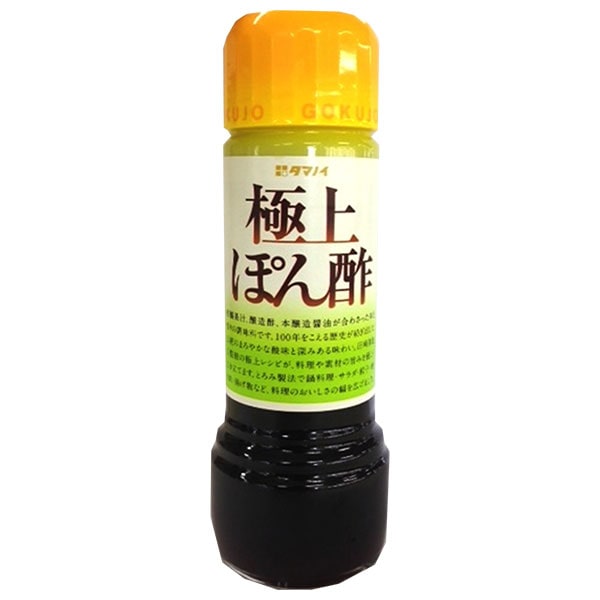 タマノイ酢 極上ぽん酢 185ml瓶×24(12×2)本入