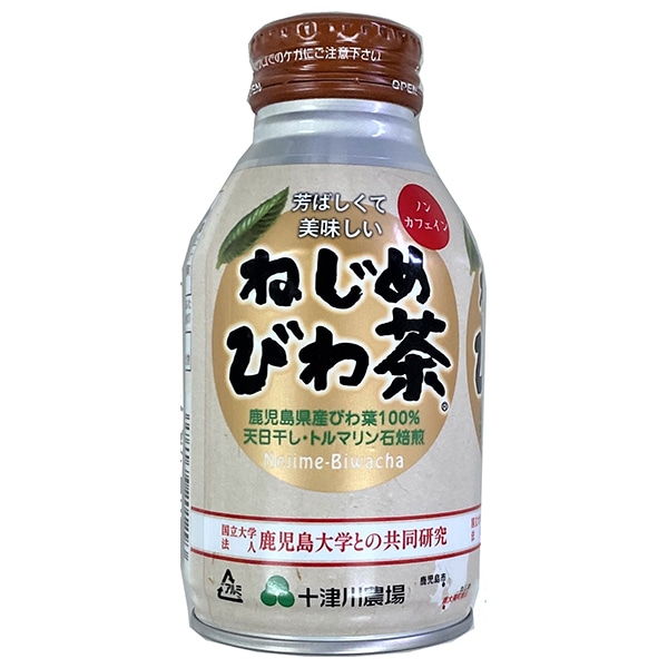 十津川農場 ねじめびわ茶 290mlボトル缶×24本入