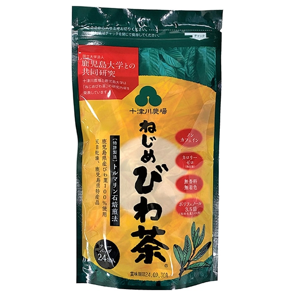 十津川農場 ねじめびわ茶24 (2gティーバッグ 24包入) 24P×2袋入