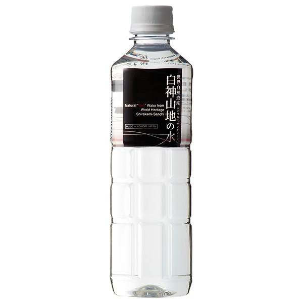白神山美水館 白神山地の水 (黒ラベル) 500mlペットボトル×24本入×(2ケース)