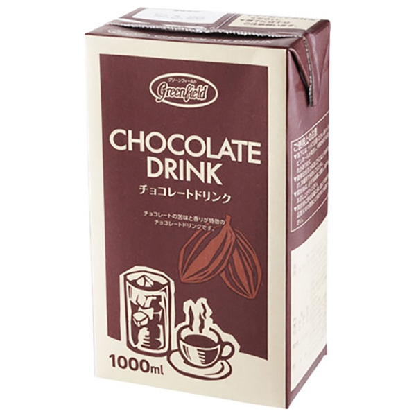 UCC GreenField(グリーンフィールド) チョコレートドリンク 1000ml紙パック×6本入×(2ケース) チルド 冷蔵品