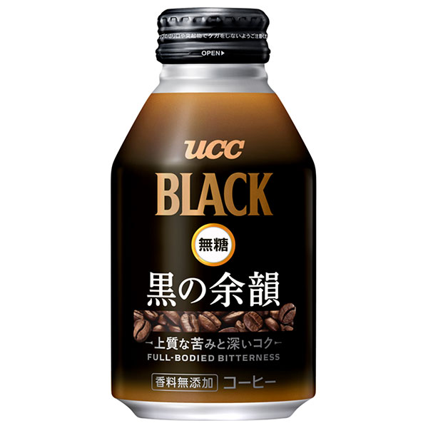 UCC BLACK無糖 黒の余韻 275gリキャップ缶×24本入×(2ケース)