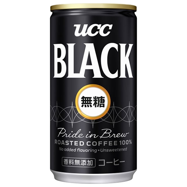 UCC BLACK(ブラック)無糖 185g缶×30本入×(2ケース)