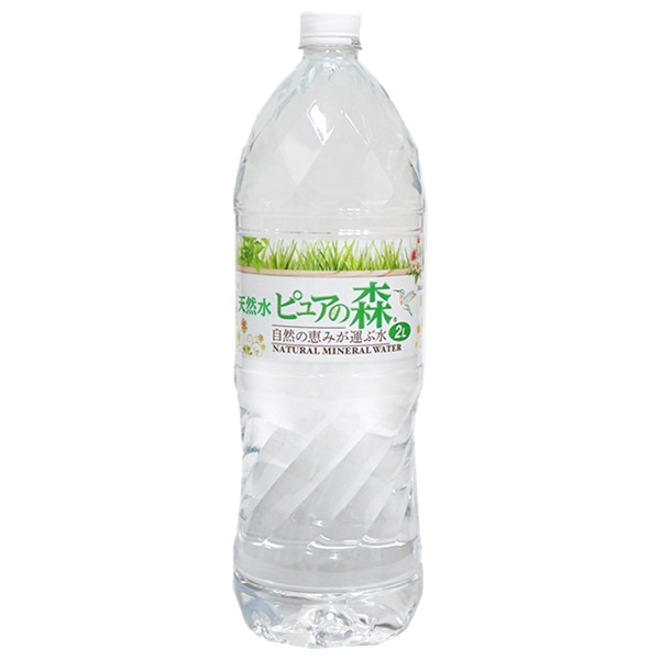 天然水 ピュアの森 2Lペットボトル×6本入