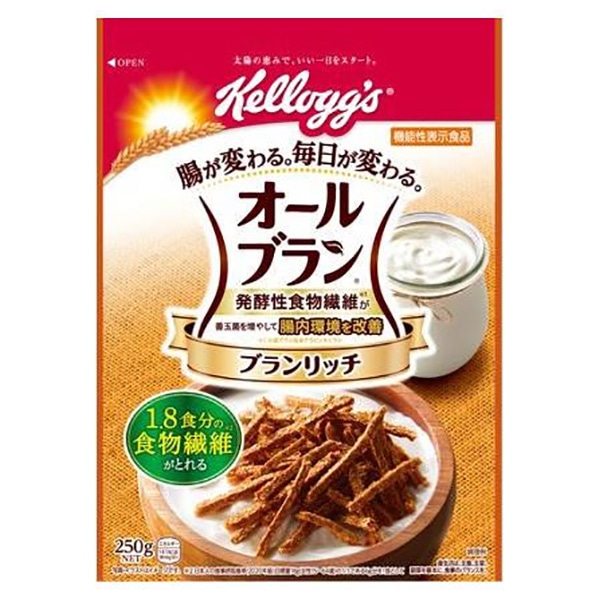 ケロッグ オールブラン ブランリッチ 250g×6入