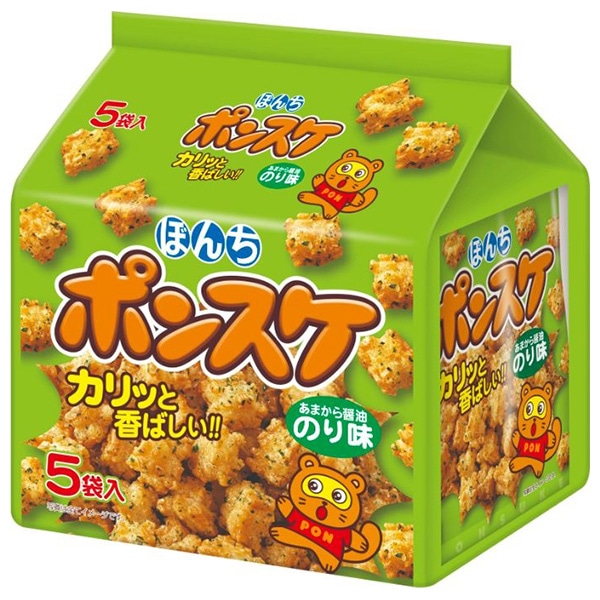ぼんち ポンスケのり 5P 125g×10袋入