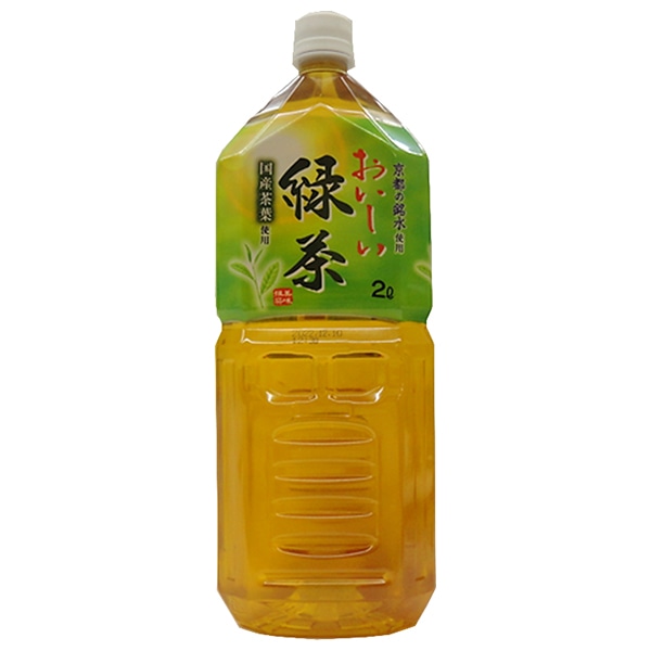 MRI 京都の銘水使用 おいしい緑茶 2Lペットボトル×6本入×(2ケース)