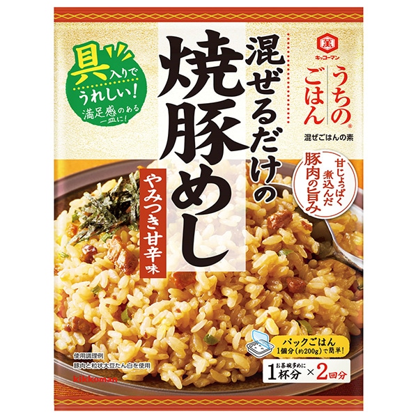 キッコーマン うちのごはん 焼豚めしやみつき甘辛味 66g×10袋入