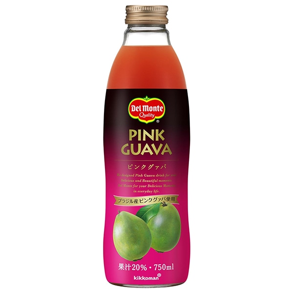 デルモンテ ピンクグァバ 750ml瓶×6本入