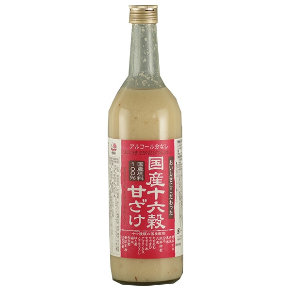 種商 国産十六穀甘ざけ 720ml瓶×6本入