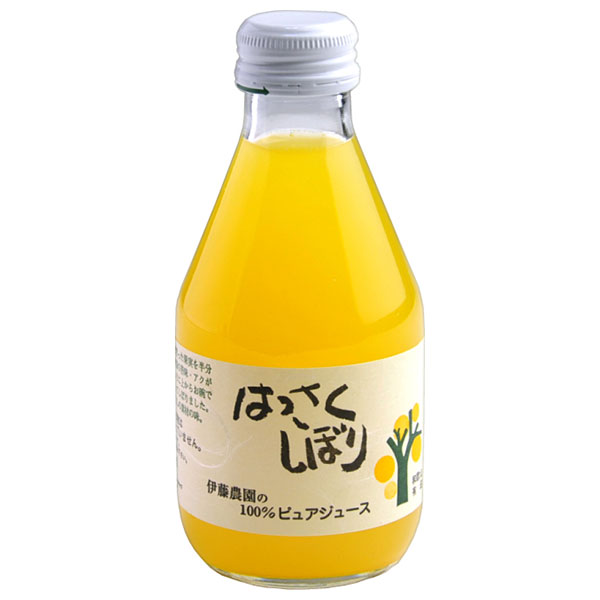 伊藤農園 100%ピュアジュース はっさく 180ml瓶×30本入