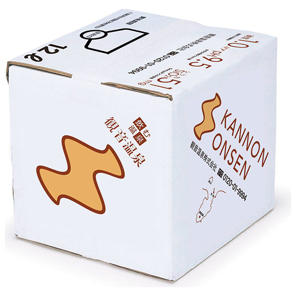 滝野川自動車 飲む温泉 観音温泉 12L×1箱入