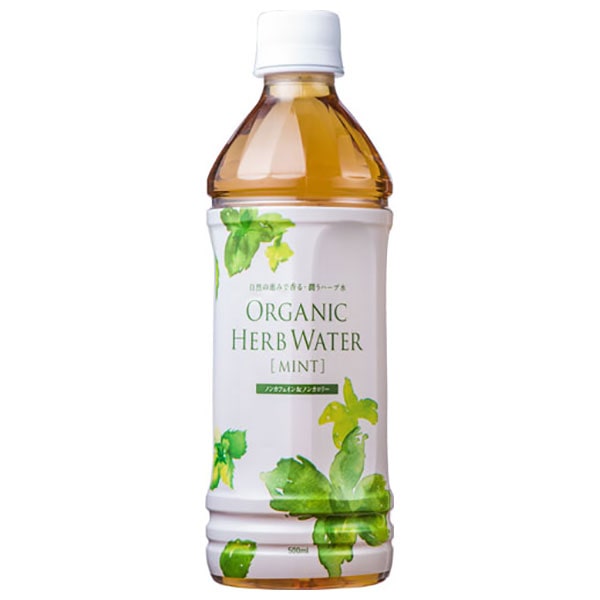 ナッシュ オーガニックハーブウォーター ミント 500mlペットボトル×24本入×(2ケース)