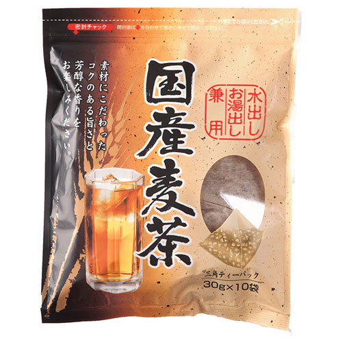 ちきりや 国産麦茶 三角ティーパック (30g×10袋)×20袋入