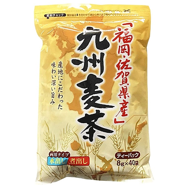 ちきりや 福岡・佐賀県産 九州麦茶ティーパック (8g×40袋)×20袋入