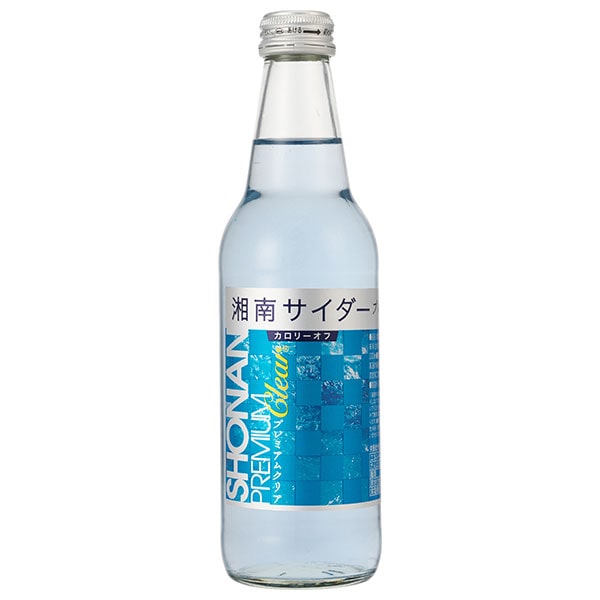 川崎飲料 湘南サイダー プレミアムクリア 340ml瓶×24本入