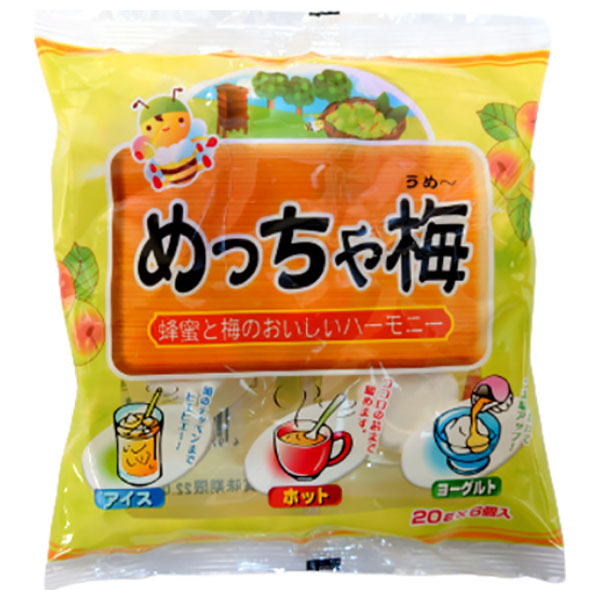 やまと蜂蜜 めっちゃ梅 20g×6個×10袋入×(2ケース)