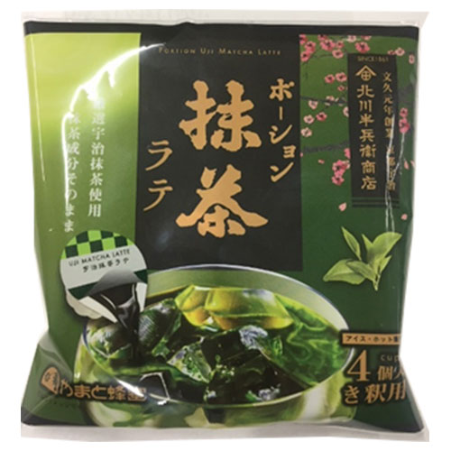 やまと蜂蜜 ポーション抹茶ラテ 18g×4×12袋入