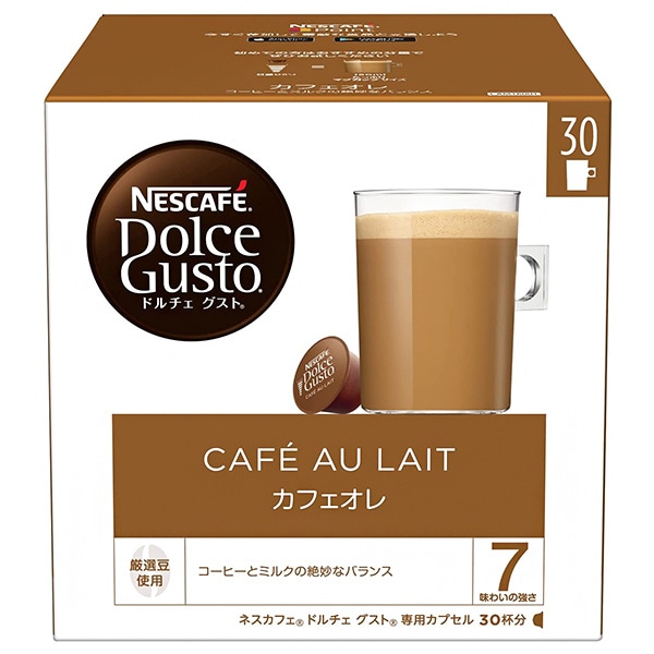 ネスレ日本 ネスカフェ ドルチェ グスト 専用カプセル カフェオレ 30P×3箱入×(2ケース)