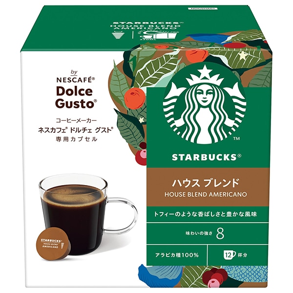 ネスレ日本 スターバックス ハウスブレンド ネスカフェ ドルチェ グスト 専用カプセル 12個(12杯分)×3箱入×(2ケース)