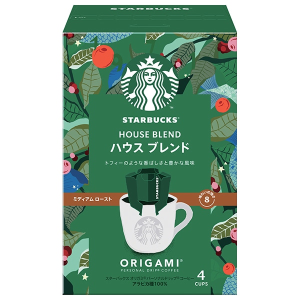 ネスレ日本 スターバックス オリガミ パーソナルドリップコーヒー ハウス ブレンド (9g×4袋)×6箱入