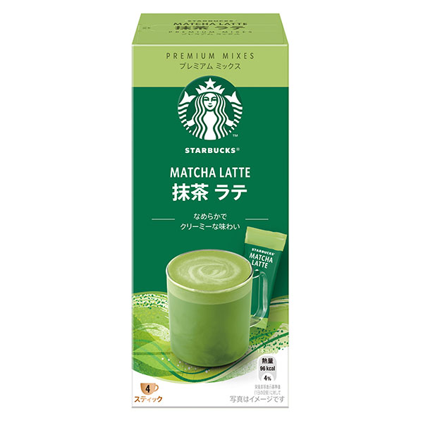 ネスレ日本 スターバックス プレミアム ミックス 抹茶ラテ (24g×4P)×24箱入×(2ケース)