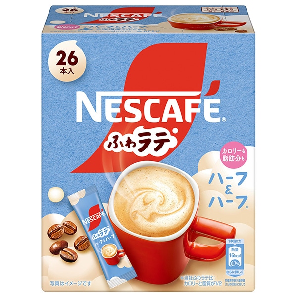 ネスレ日本 ネスカフェ ふわラテ ハーフ&ハーフ (4.4g×26P)×12箱入