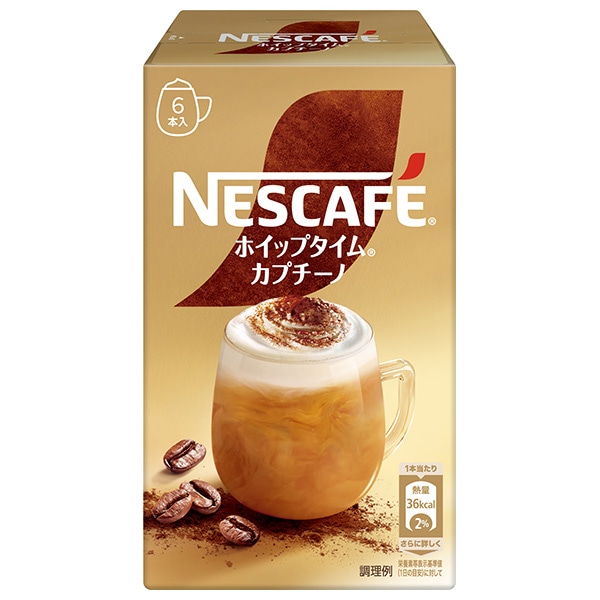 ネスレ日本 ネスカフェ ホイップタイム カプチーノ (8.6g×6P)×24箱入