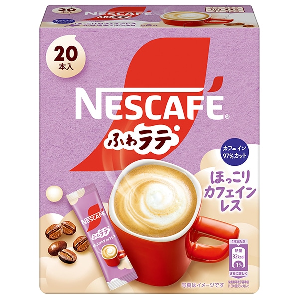 ネスレ日本 ネスカフェ ふわラテ ほっこりカフェインレス (6.6g×20P)×12箱入×(2ケース)