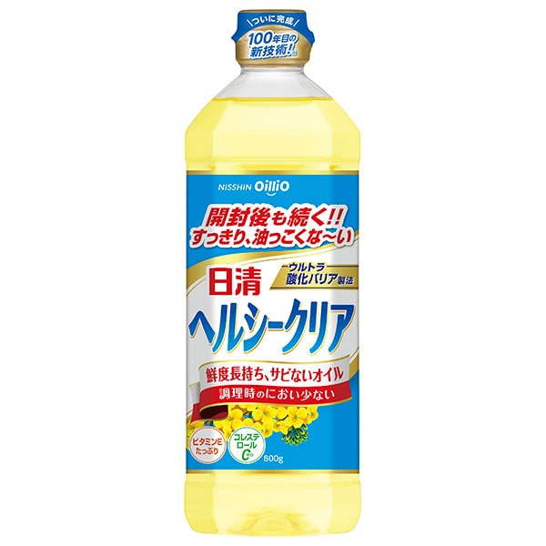 日清オイリオ 日清ヘルシークリア 800gペットボトル×8本入×(2ケース)
