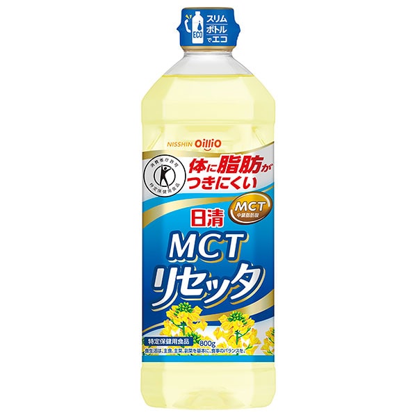 日清オイリオ 日清MCTリセッタ 【特定保健用食品 特保】 800gペットボトル×8本入×(2ケース)