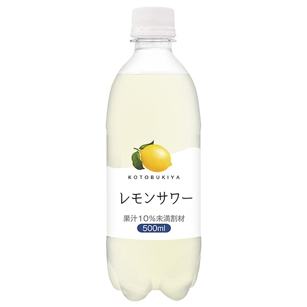 寿屋清涼食品 レモンサワー 500mlペットボトル×24本入