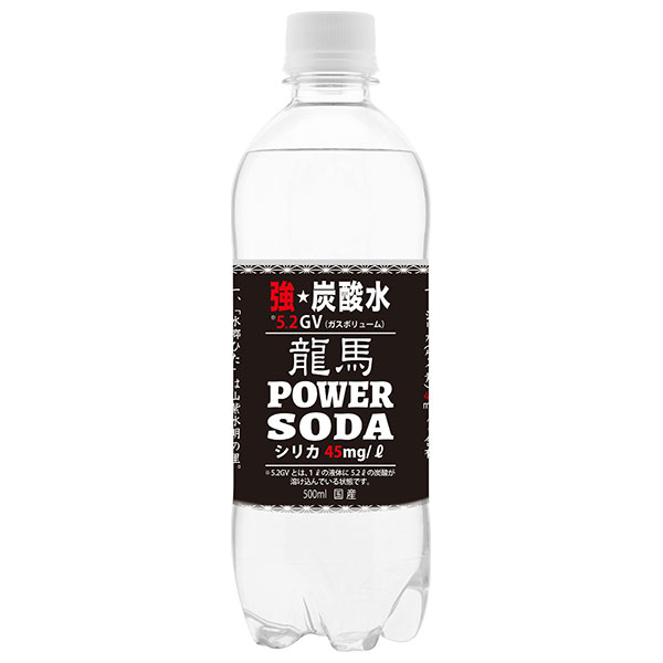 日本ビール 龍馬パワーソーダ 500mlペットボトル×24本入×(2ケース)