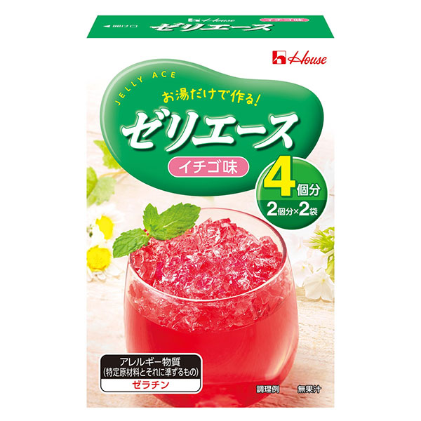 ハウス食品 ゼリエース イチゴ味 92g×10箱入