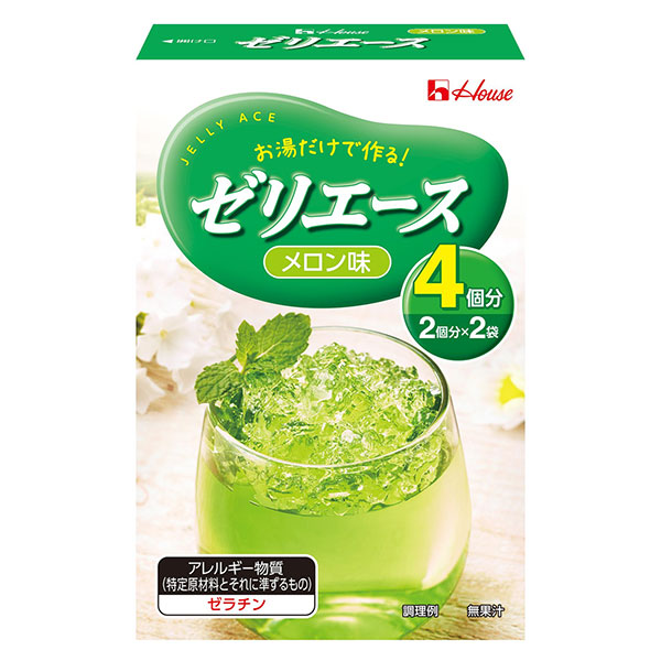 ハウス食品 ゼリエース メロン味 92g×10箱入