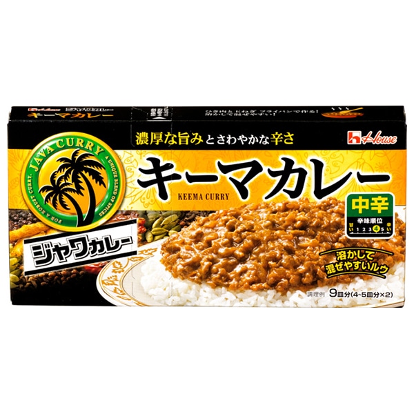 ハウス食品 ジャワカレー キーマカレー 中辛 176g×10個入×(2ケース)