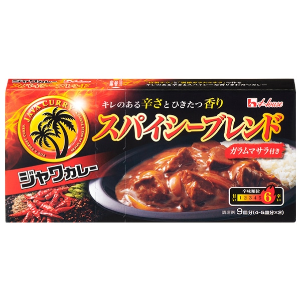 ハウス食品 ジャワカレー スパイシーブレンド 191g×10個入