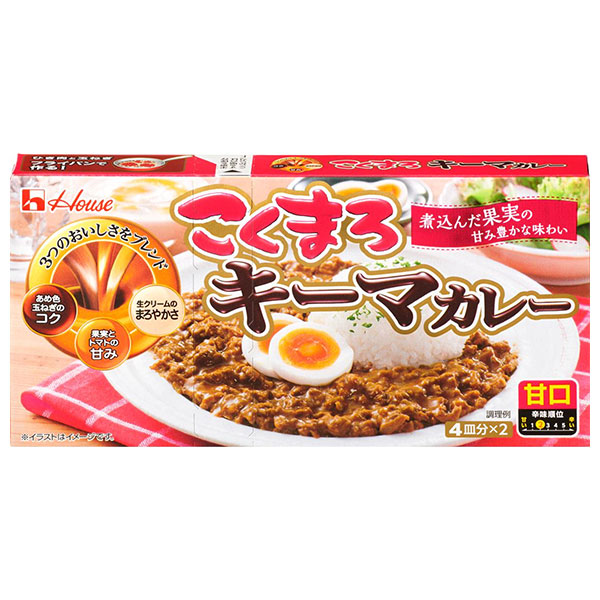 ハウス食品 こくまろ キーマカレー 甘口 148g×10個入×(2ケース)