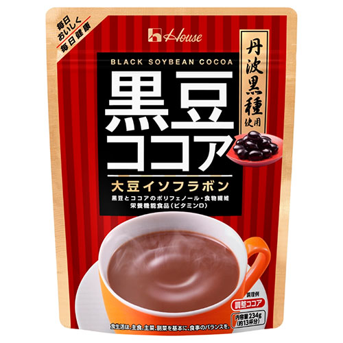 ハウスウェルネス 黒豆ココア パウダー 234g×5袋入