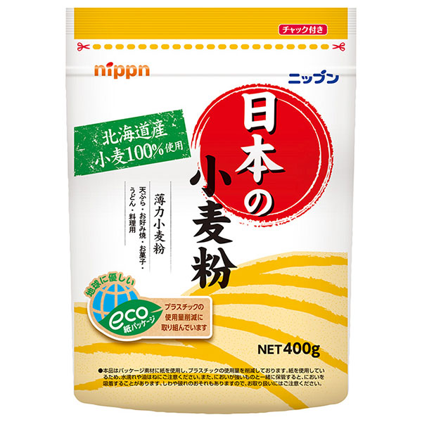 ニップン 日本の小麦粉 400g×12袋入