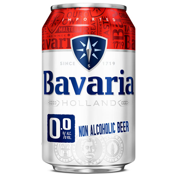 ババリア Bavaria0.0％ ノンアルコールビール 330g缶×24本入×(2ケース)
