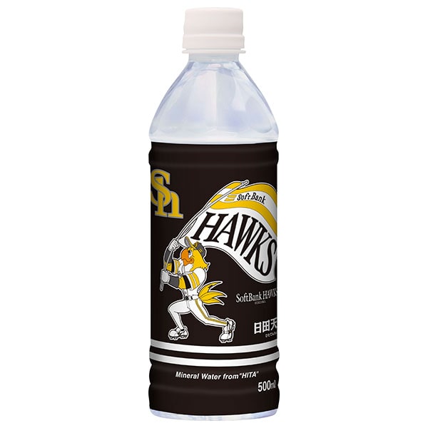日田天領水 ホークスマーク入り 日田天領水 500mlペットボトル×24本入