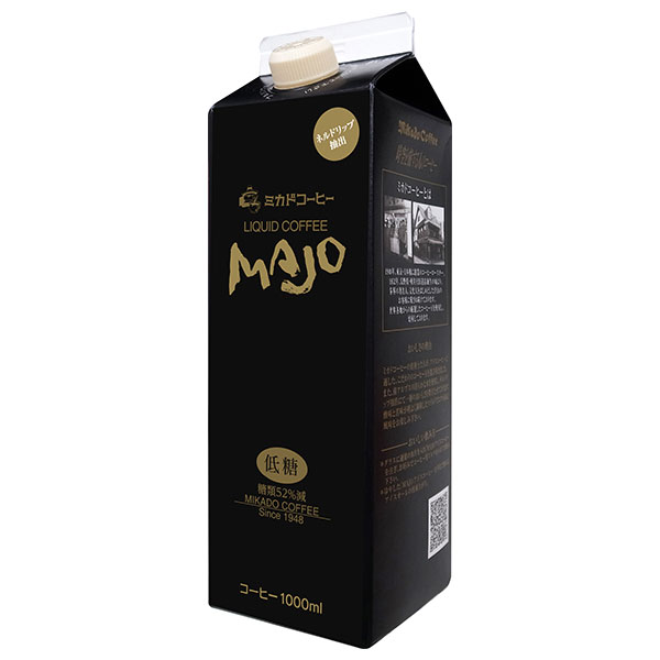 ミカド珈琲 リキッドコーヒー 低糖 1L紙パック×6本入×(2ケース)
