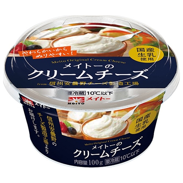 協同乳業 メイトーの クリームチーズ 100g×6本入×(2ケース) チルド 冷蔵品