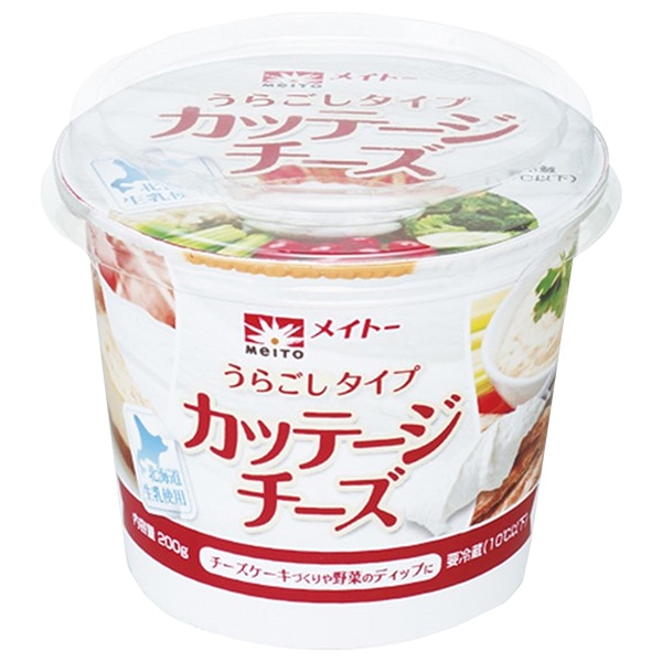 協同乳業 カッテージチーズ うらごしタイプ 200g×6本入×(2ケース) チルド 冷蔵品
