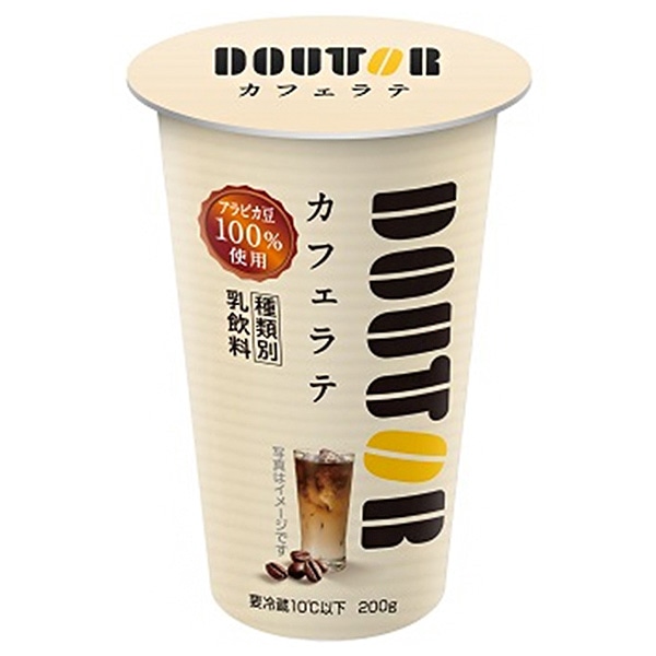 協同乳業 ドトール カフェラテ 200g×12本入×(2ケース) チルド 冷蔵品